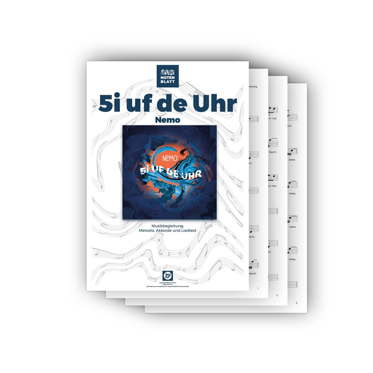 Nemo | Notenblatt | 5i uf de Uhr