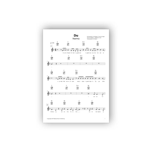 Nemo | Notenblatt | Du