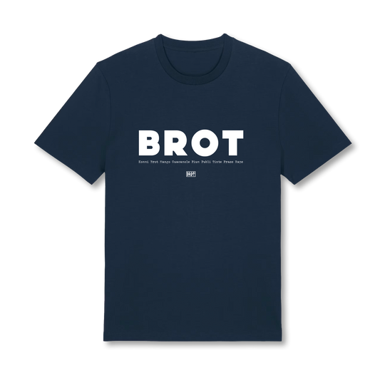 Baze | T-Shirt | Brot (Navy Blau)