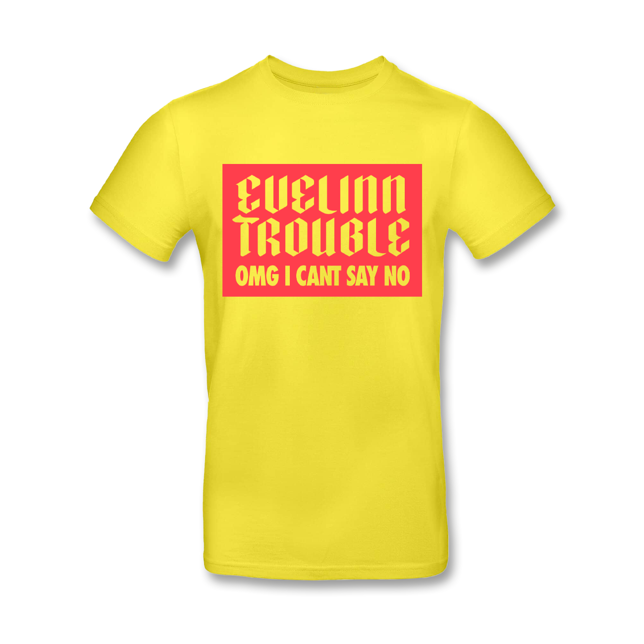 Evelinn Trouble | T-Shirt | OMG (Gelb)
