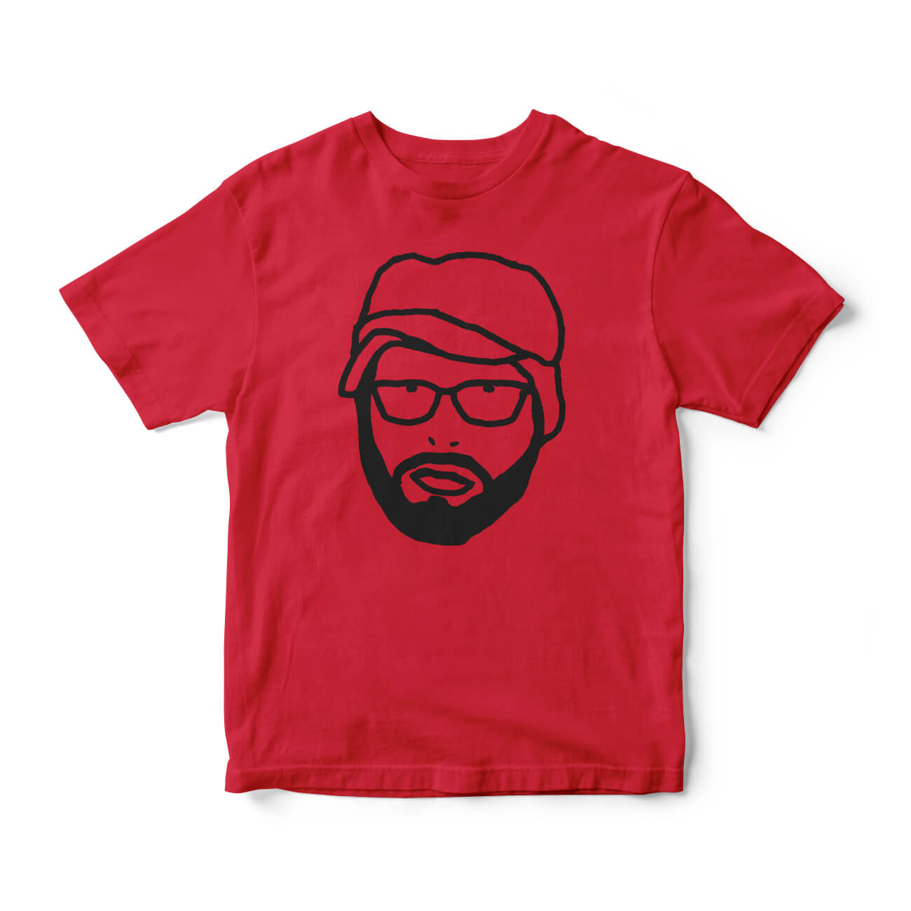 Tinguely dä Chnächt | T-Shirt | Mis Bier (Rot)