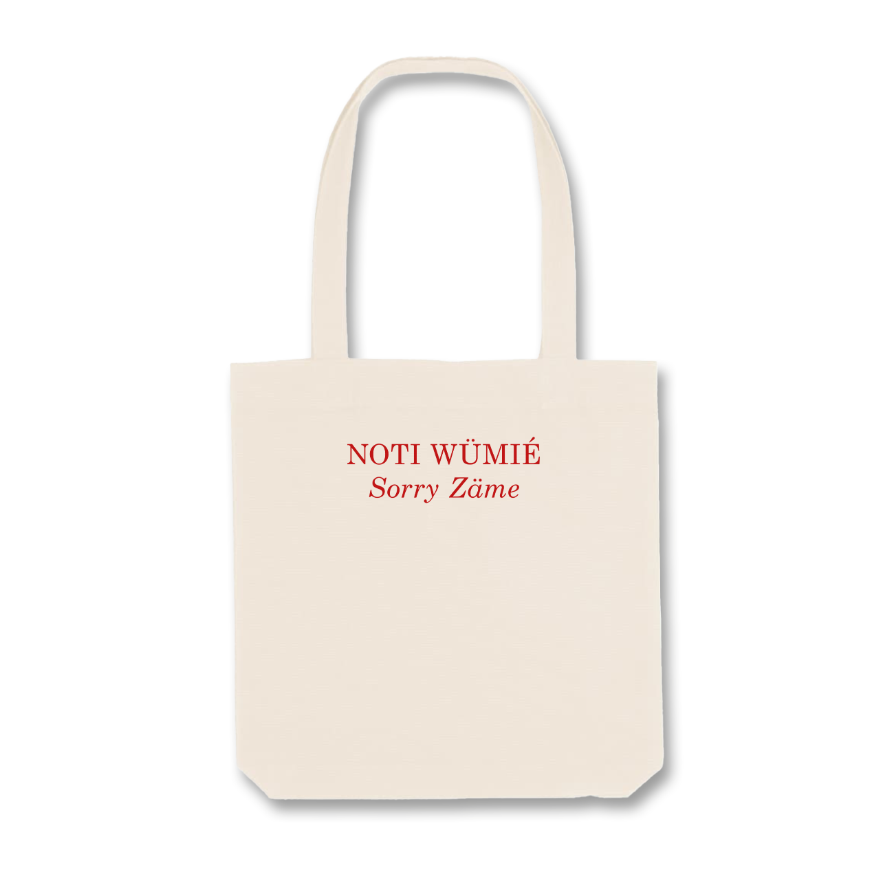 Noti Wümié | Stofftasche | Sorry Zäme