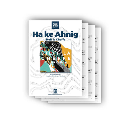Steff la Cheffe | Notenblatt | Ha ke Ahnig