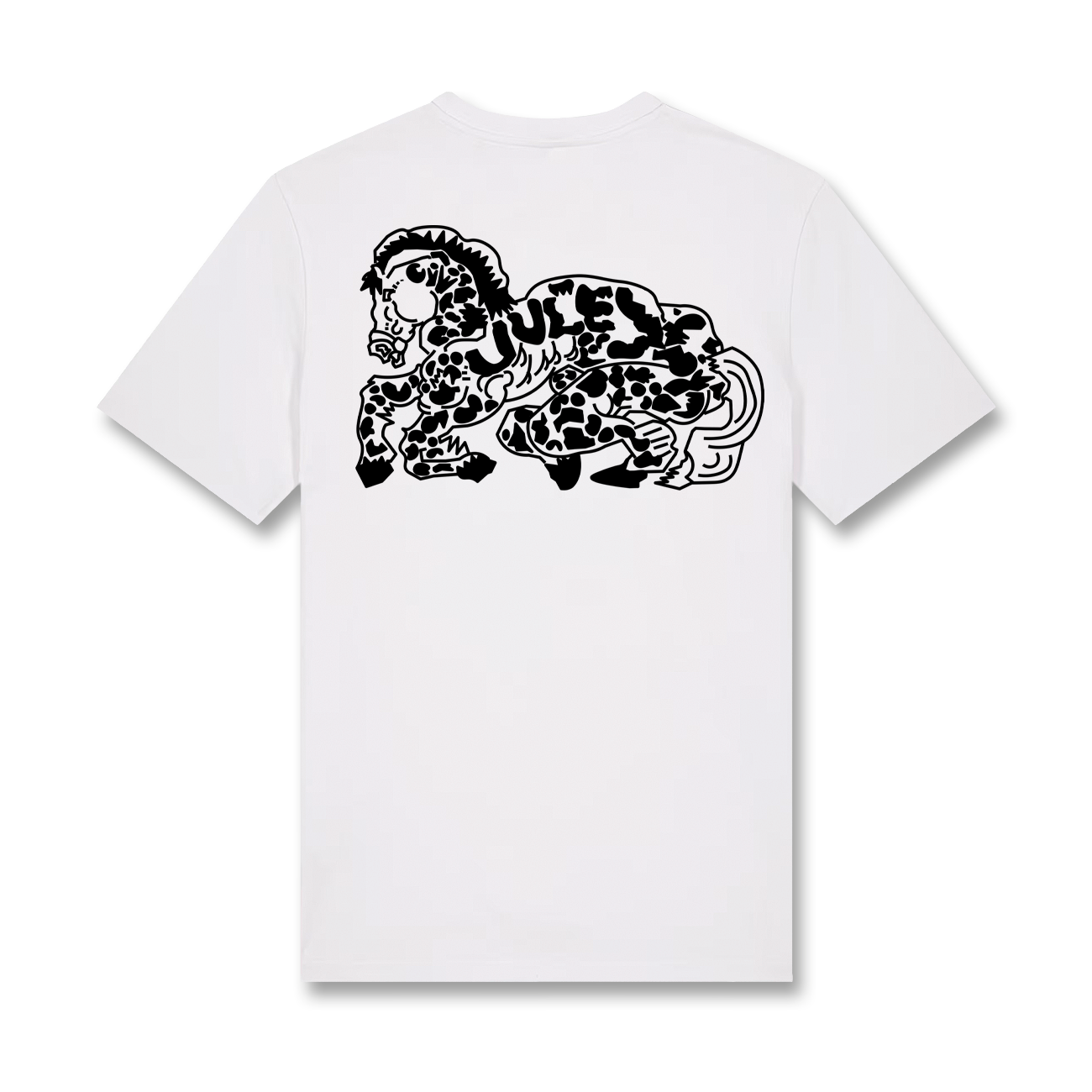 Jule X | T-Shirt | Leopferd (Weiss)