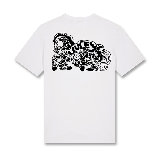 Jule X | T-Shirt | Leopferd (Weiss)