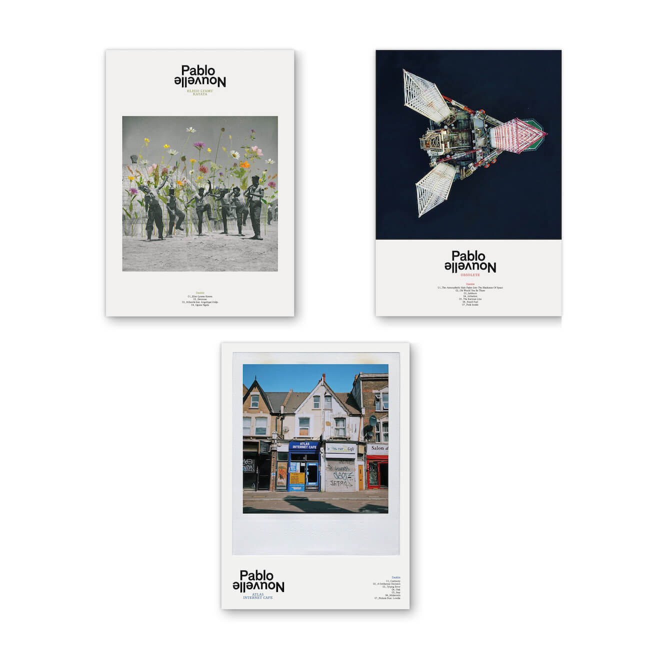 Pablo Nouvelle | Poster Set | Eliso, Obsolete & Atlas