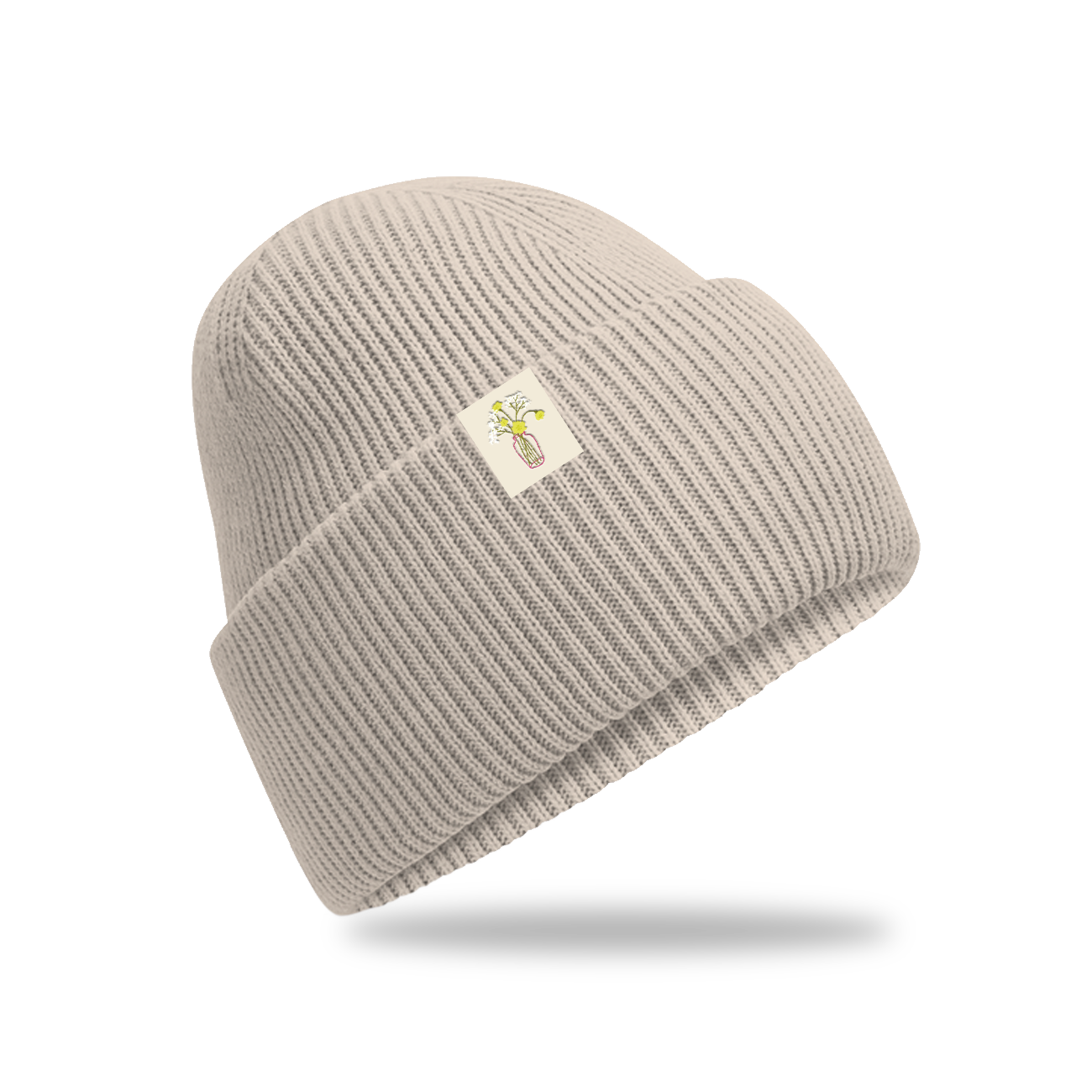 Riana | Mütze | Mi sölbe seh (Deep Cuffed Beanie - Natural Stone)