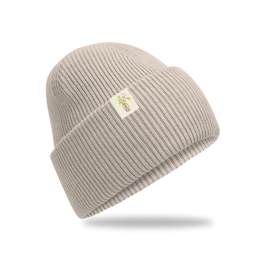 Riana | Mütze | Mi sölbe seh (Deep Cuffed Beanie - Natural Stone)